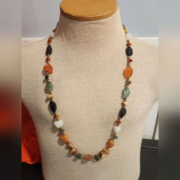 Multicolor Beaded Necklace - Picture 1 of 3